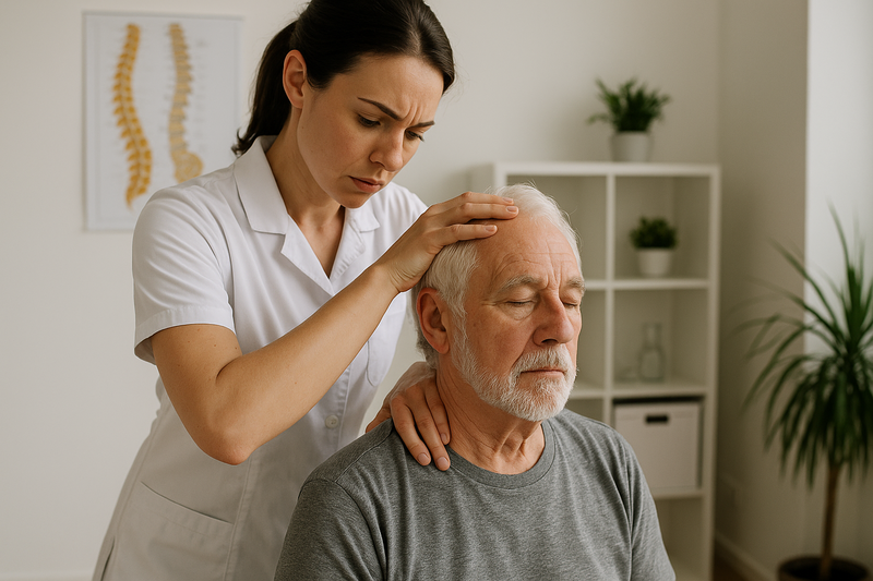 chiropraxie chiropracteur cervicalgie senior
